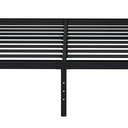 EMODA Full Size Bed Frame 16 Inch Heavy Duty Metal Platform Beds No Box Spring Needed with Sturdy Steel Slats Mattress Foundation, Easy Assembly, Noise Free, Black