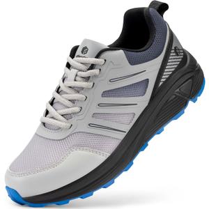 FitVille Extra Wide Sneakers for Men with Wide Toe Box, Lightweight Trail Running Shoes for Workout Gym Cross Training Shoe Fashion Casual Sneaker, 14 X-Wide
