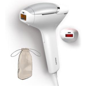 Philips Lumea 9000 Series IPL Hair Removal Device, Visible Permanent Laser Hair Reduction Done at Home, for Women & Men, SenseIQ Technology, 4 Attachments for Body, Face, Bikini & Underarms, BRI984/03 (White)