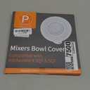 Silicone Mixers Bowl Cover Compatible with KitchenAid 4.5-5 Quart Tilt-Head Stand Mixers Bowl (White)