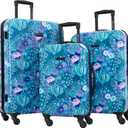 Bella Caronia 3 Piece or 20" Carry-On Set Voguish Luggage Set, Desert Pattern, 3 Piece Set