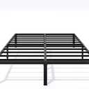 Full Size Bed Frame 14 Inch Metal Platform Bed Frames with Underbed Storage Full Bed Frame, Heavy Duty Sturdy Mattress Foundation, No Box Spring Needed, Easy Assembly, ack, Size: Full