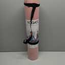 YOGATI Yoga Mat with Strap with Alignment Lines. Home Workout Mat for Women, Men and Kids. Thick Non Slip Yoga Mat for Pilates and Fitness. Brown, Pink and Purple Yoga Mats