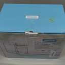 HIHEGD 2-Tier Bathroom Organizer with Dividers, Clear Under Sink and Pull-Out Cabinet Organizer for Kitchen and Pantry Storage