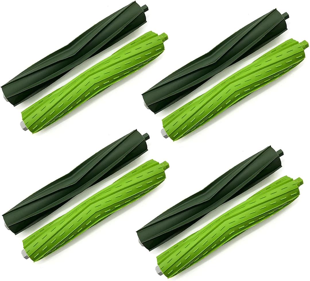 Tivcroxs Replacement Parts for iRobot Roomba i3 i7 E5 j7 i4 i7+ i3+ i4+ i5 i5+ Combo i5 Combo i5+ i6 i6+ i8 i8+ i2 i2+ E6 E7 E & I & j Series Vacuum Cleaner 4 Sets Multi-Surface Rubber Brush Roller