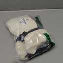 Winter Ski Mittens Men & Women Snow Warm Insulated Waterproof Windproof for Cold Weather and Snowboarding with Zipper Pocket (Medium, White)