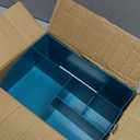 Desk Organizer with 6 Compartments and 2 Drawers, Plastic Makeup Organizer, Pen Holder for Desktop Storage, Desk Organization for School, Home, Office Supplies (Dark Green)