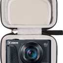 Mchoi Hard Travel Storage Case Fits for Canon PowerShot SX740 / SX620 HS Digital Camera and Accessories, Case Only