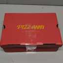 PIZZ ANNU Women's Low Block Chunky Heels Sandals Comfortable Open Toe Ankle Strap Party Dress Pump Shoes Strappy Buckle Heeled Sandal with 2 Inches Tall Thick Heel Design.7,5