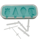 Popsicle Molds and Sticks Silicone Fruit Pop Mold 2 Pack