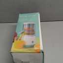 Electric Citrus Juicer, Automatic Orange Juice Extractor, White and Mint Green, Kitchen Appliance with Pour Spout