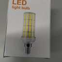 4 Pack E12 Led Bulb 200w Equivalent Chandelier Light Bulbs Bright E12 LEDs Candelabra Bulb 5000k Daylight White 2500lm Led Light Bulb for Chandeliers, Ceiling Fan, Pendant, Wall sconces (Yellow)