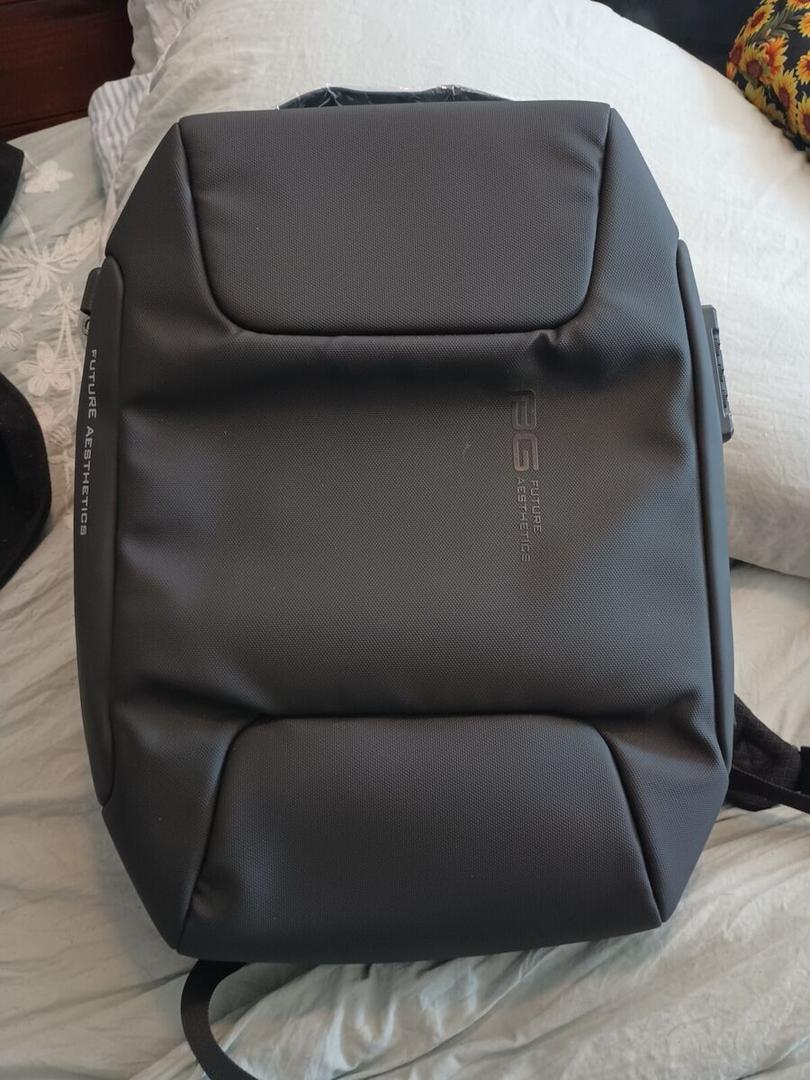 BANGE Business Smart Backpack Waterproof fit 15.6 Inch Laptop Backpack with USB Charging Port,Travel Durable Backpack