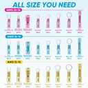 TICONN 120Pcs Heat Shrink Wire Connectors, Waterproof Automotive Marine Electrical Terminals Kit, Crimp Connector Assortment, Ring Fork Spade Butt Splices