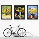Picrit 30x40 Poster Frame, Black Engineered Wood Picture Frame for Horizontal or Vertical Wall Mounting and Displaying Artwork Photos, 1 Pack
