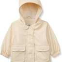Amazon Essentials x Sofia Grainge Toddler and Baby Girls' Water-Repellent Rain Jacket 12M