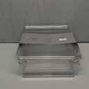 SIMPLEMADE Clear Refrigerator Organizer Bins - Clear Bins for Fridge, Containers for Fridge and Freezer, Multipurpose Storage for Kitchen, Office, Bathroom, Pack of 3 (Design 2)