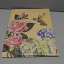 Humming Bird Pop Up Card, 19.5 Inch Real Sized Display 3D Valentine Greeting Card, Paper Flower Bouquet, Gift for Valentines Day, Birthday, Mothers Day, Includes Envelope & Message Note