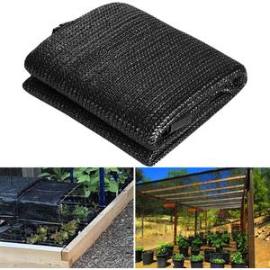 70-90% Shade Cloth for Garden, 10X20 Ft Sun Shade Fabric for Plants Heat Protection, Sunblock Mesh Tarp with Grommets for Plant Cover, Greenhouse, Vegetables, Flowers