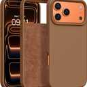 BENTOBEN Magnetic for iPhone 17 Pro Max Case 6.9", Compatible with Magsafe, Silky Liquid Silicone, Slim Soft Full-Body Shockproof Protective, Women Men Phone Cover for iPhone 17 Pro Max, Brown