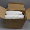 10 Pack Composite Plastic Flower Vases Bulk White Small Tall Conic Floral Vases for Centerpieces Unbreakable Bud Vase for Wedding Party Living Room Decor (Elegant)