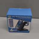 3 in 1 Wireless Charging, Wireless Charger Stand for Multiple Apple Devices, Wireless Charger for iPhone 17 16 15 14 13 12 11 Pro Max XS XR 8, Apple Watch 11 9 8 7 6 SE 5 4 3 2, AirPods 3/2/Pro (Light Wood Grain)