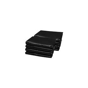 Large Black Classic Trash Bags Outside Work