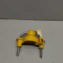Funmit Trailer Lock Universal Coupler Ball Lock Fits 1-7/8", 2", and 2-5/16" Couplers, Boat Camper Accessories for Travel Trailers Adjustable Heavy-Duty Steel Hitch Lock Yellow