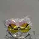 3 Pack Bifocal Reading Sunglasses for Women Men, Aviator Sun Readers Glasses Mirrored Shades UV400 Gradient Pink Night Yellow Clear, +2.0