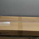 29x16.5 in Snow Shovel with 5-Position Angled Blade & Adjustable Handle, Heavy Duty Metal Snow Pusher Shovel with Wheels for Driveway, Doorway, Sidewalk, Pavement, Red & Black