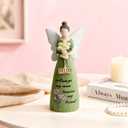 Mom Birthday Gifts,Mom Friend Birthday Gifts for Women,Mothers Figurine Gifts,Angel Figurine for Mothers Day,Sculpted Hand-Painted Figurine
