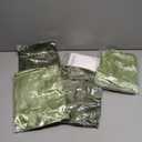 5 Pcs Bridesmaid Wedding Robes Silky Bridal Party Bride Bridesmaid Satin Bridal Robe for Wedding (Large, White, Gradient Green)