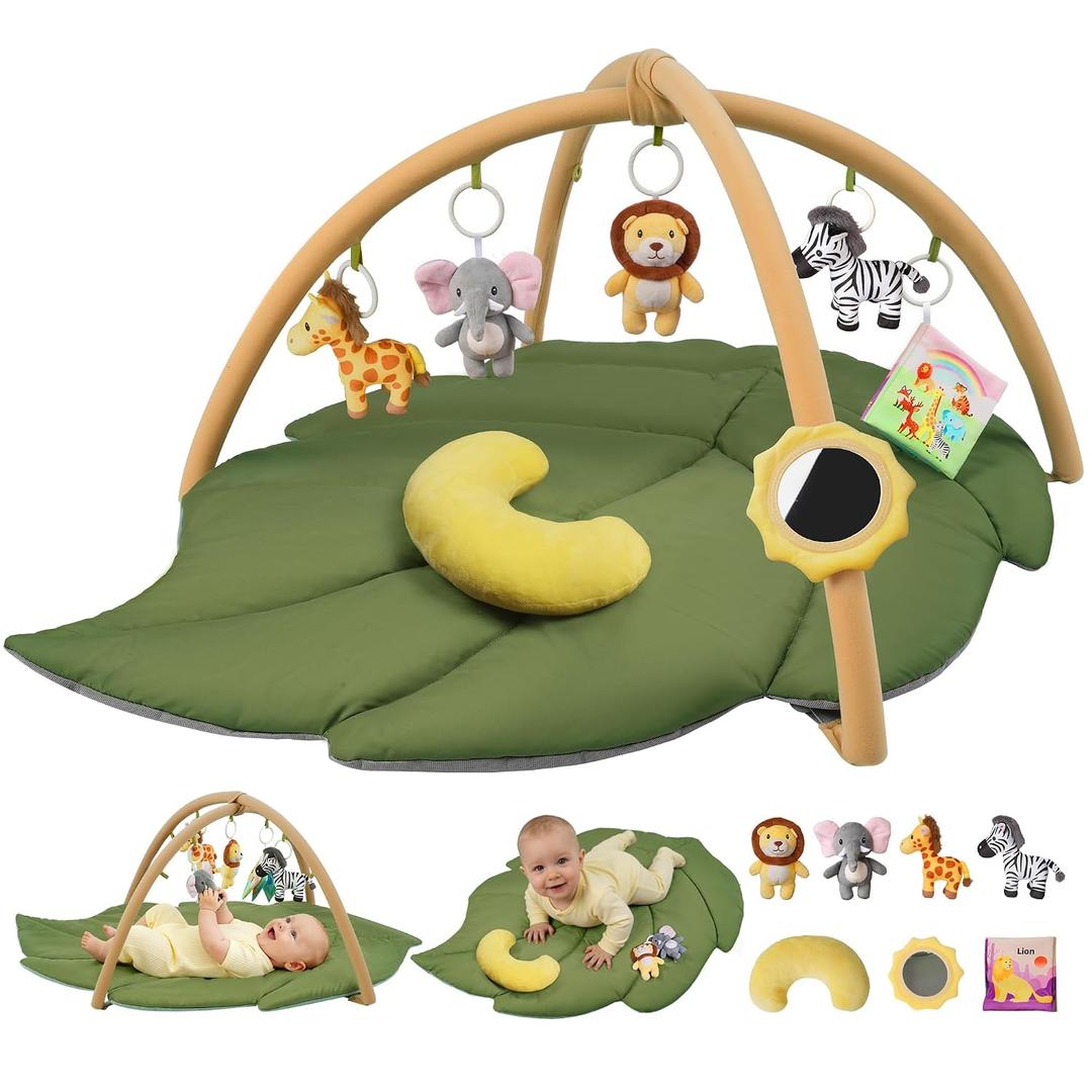 Baby Play Mat, Large Baby Play Gym, 1.5 in Thick Tummy Time Mat