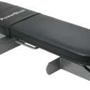 POWERBLOCK Travel Bench, Workout Bench, Folds Up for Easy Storage, Innovative Workout Equipment, Home & Commercial Gyms, Comfortable High Density Foam Upholstery Silver