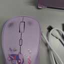 My Little Pony Twilight Sparkle Rechargeable Wireless Mouse - 4-Button Silent Click Mouse with 3 Adjustable DPI (1000/1200/1600), 2.4GHz Wireless for Windows/Mac - Compact & Ergonomic Design, Purple