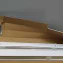 DEZ FURNISHINGS Cordless 2" Faux Wood Blind, 61" W x 48" H, White