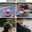 Flying Bird Decoration with Wings Flapped in The Wind, Pasted onto Car Motorcycle Bicycle Helmet Hat Clothing, Car Decals Clothing Hat Accessories Rear View Mirror Decorations, 1 PCS