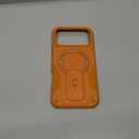 Goton for iPhone 17 Pro Max Case with Privacy Tempered Glass Screen Protector & Camera Lens Protector, Compatible with MagSafe, Invisible Kickstand, Shockproof Phone Cover, Orange