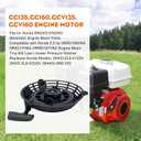Hipa GCV160 Pull Start Recoil Starter Assembly Compatible with Honda GCV 160 GCV135 EN2000 HRU19 GC135 GC160 EN2000 Generator Engine Lawn Mower Replace 28400-Z0L-V20ZA 28400-Zl8-023ZA