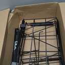 Pull Out Trash Can Under Cabinet, Under Sink Trash Can Kit for 7.5-10 Gallon with Garbage Bag Holder, Heavy Duty Steel Frame, Holds Up to 125 lbs, Easy to Install (Bin Not Included)