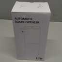 Automatic Foaming Soap Dispenser,4-Level Adjustable Foam, Wall Mount, USB Rechargeable,12.8oz/ 380ml,Touchless Hand & Dish Soap Dispenser for Bathroom, Kitchen,Hotel, Restaurant (Metallic Grey Black)