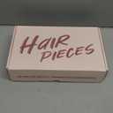 Hairro Human Hair Toppers with Wispy Bangs, Clip in 360° 3D Coverage with 3.15"x4.33" Lace Base, Seamless Lightweight Real Hairpieces for Thinning Hair, 10 Inch #1B Natural Black