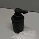 Automatic Soap Dispenser Liquid Touchless: 9oz Black Plastic - Rechargeable Electric Smart 3 Level Adjustable Auto Hand Soap Dispenser - Dish Bathroom Kitchen (Black Gel Type)