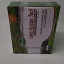 Lawn Aerator Coring Tool with Soil Core Tray, Manual Garden Plug Aerator for Grass Aeration, Yard Aerator & A Cleaning Tool for Compacted Soil, Lawn Care, 38,Patented, Black Handle