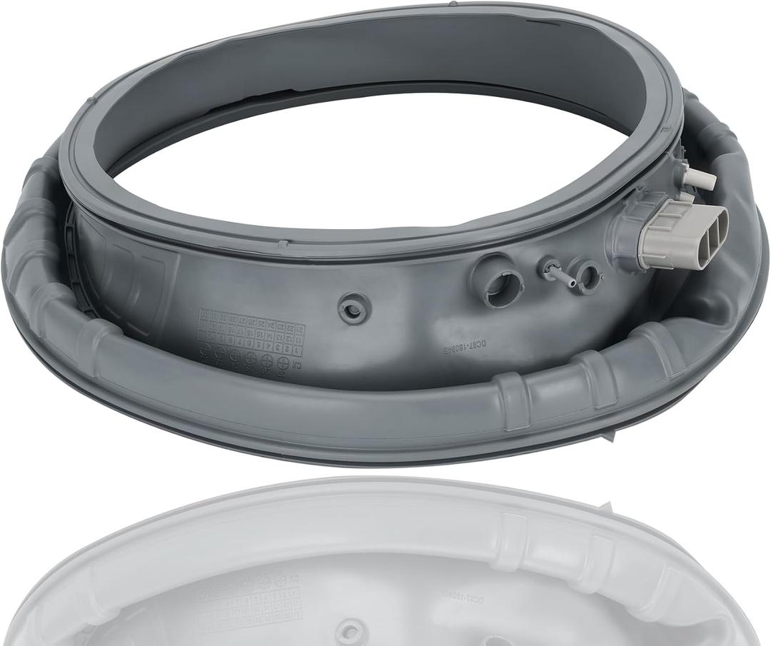 DC97-18094B(AP5917067) Washer Door Boot Seal Gasket Diaphragm for Samsung Washer WF42H5200A WF42H5200AP/A2 WF42H5000AW/W2 WF42H5000AW/A2 WF42H5200AW/A2 WF42H5200AF/A2 Replaces AP5917067, PS9606239