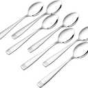 16-piece Stainless Steel Teaspoons, Small Mixing Spoons, 7 Inches