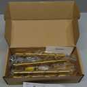 Ravinte 5 Pack 4 inch Gold Cabinet Handles Kitchen Cabinet Handles Brushed Brass Cabinet Pulls 6-3/8" Overall Length