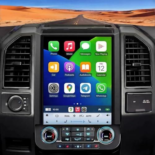 12.1" Android13 Car Stereo for F150 2015-2020, T-Style Radio Upgrade IPS Touch Screen, Wireless CarPlay & Android Auto, GPS Navigation, WiFi, Backup Camera & Manual/Auto AC (15-20 2GB+32GB)