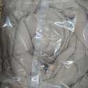 Litanika Oversized King Comforters Oatmeal Super King Plus Size, 3 Pieces Lightweight Solid Bedding Comforter Set, All Season Fluffy Bed Set (128x120In Comforter & 2 Pillowcases)