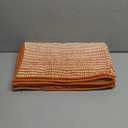 BSICPRO Bath Mat, Non Slip 20 x 32 Inches Water Absorbent Chenille Bathroom Floor Mat Machine Washable (Pumpkin Orange)
